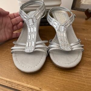 New York Transit Rhinestone Sandals - Size7.5M